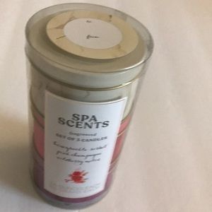 SPA SCENTS Farganced  Set  3 Candles